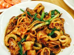 酱爆鱿鱼筒-明记海鲜大排档(巽寮湾店)