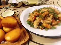 老豆腐烧尖椒-新凯旋烧烤·燕姐千岛湖土菜