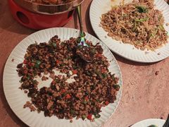 酸腌菜炒肉沫-浩海火燒雲傣家菜(芮欧百货店)