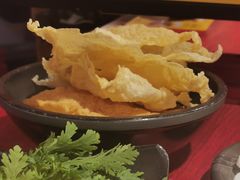 茼蒿菜-谭鸭血老火锅(万象九宜城店)