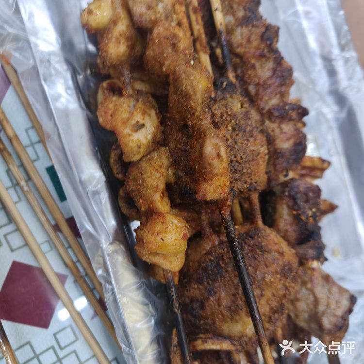 烤肉串的诱惑味道
