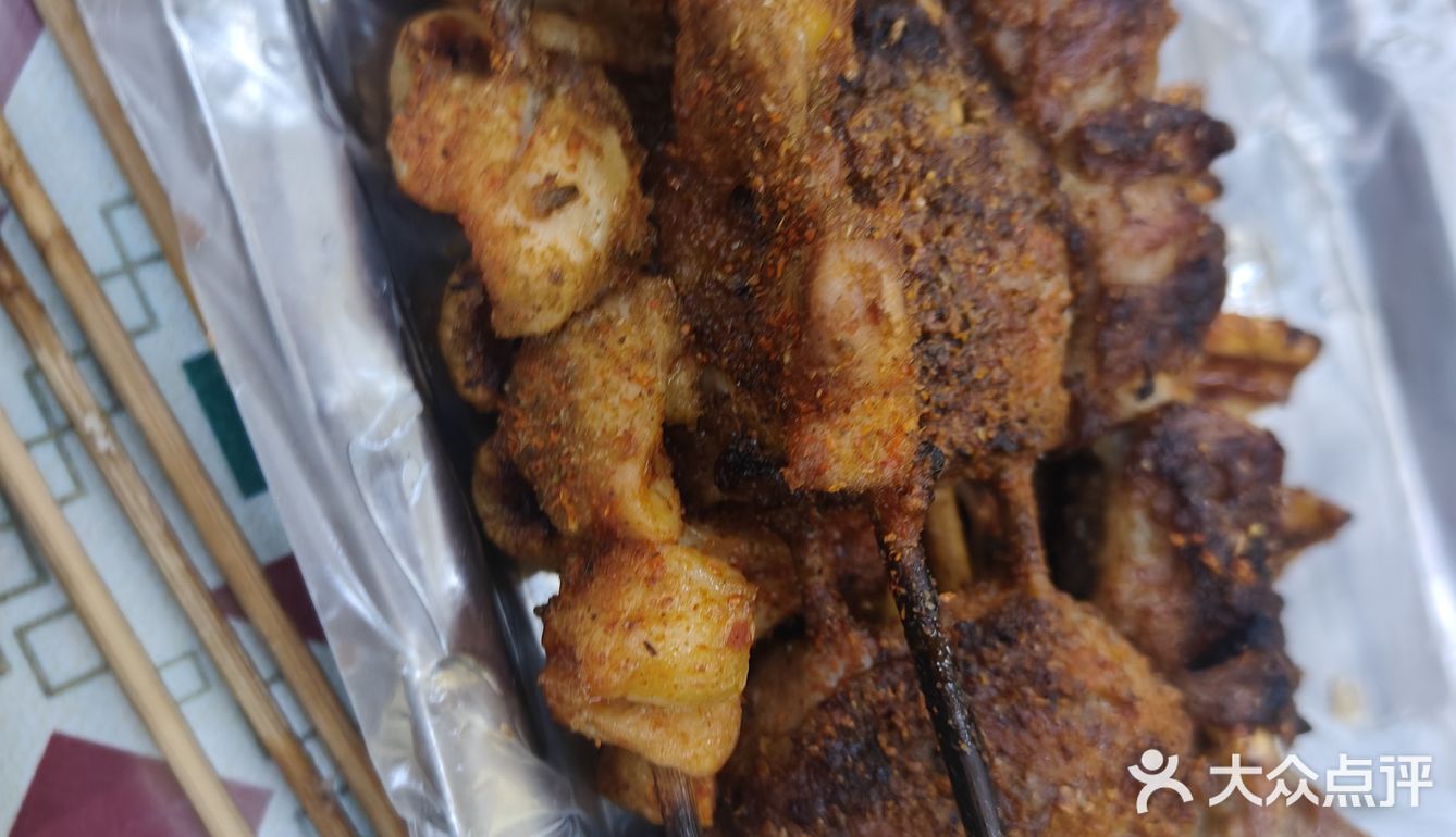 烤肉串的诱惑味道