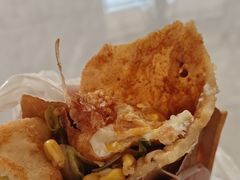-小红车炸蛋葱油饼