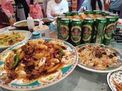 新疆沙湾大盘鸡-巴依老爷新疆美食(马驹桥店)
