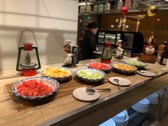 自助取餐区-绿地万豪酒店-城市节奏餐厅