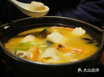 感觉很养生！鲜虾也很棒了！