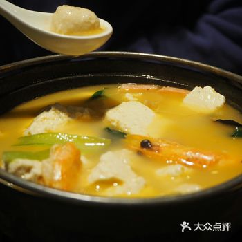 感觉很养生！鲜虾也很棒了！