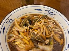 菌菇鳝丝面-爱家面馆(常州总店)