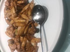 XO酱白芦笋炒花胶-申粤轩酒楼·三十年粤菜经典(丁香花园店)