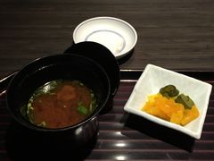 酱汤和咸菜-滩万日本料理Nadaman(国贸大酒店)