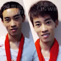 男士补发效果-髻尚坊增发补发织发假发定制