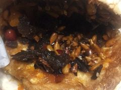 -清真马乐贝腊牛肉蛋黄菜夹馍(马蓉洒金桥店)