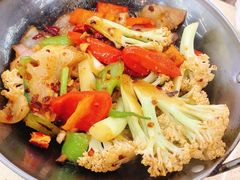 干锅花菜-渔中舟海鲜大排档(普陀沈家门店)