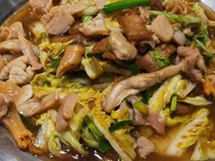 娃娃菜炒天鹅蛋-方国老头包子·39年威海本地老字号•小船海鲜疙瘩汤