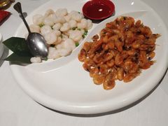 油爆虾拼虾仁-上海1号私藏菜(静安店)