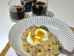 法式波波蛋牛肝菌烩饭-奎克咖啡Cuiqu(晶品店)