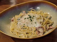 培根意大利面佐慢煮鸡蛋-G+KITCHEN(龙湖狮山天街店)