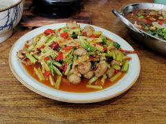 爆炒肥肠-盐与味葱葱鲫鱼•自贡菜江湖菜(春熙店)