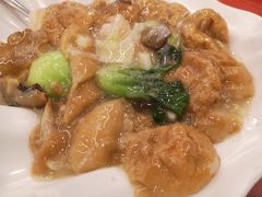 三鲜炒面筋-玉华台饭庄(裕中西里小区店)