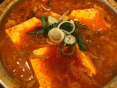 猪颈肉泡菜汤-金北顺大锅家(신사본점)