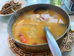 糟粕醋海鲜汤-不仔客海鲜·烧烤·270度海景餐厅(大东海店)