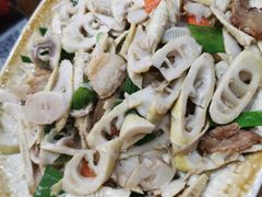 悬崖笋炒鲜肉-下梅人家土菜馆(历史文化餐厅度假区店)