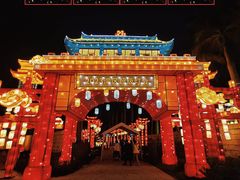 -欢乐海岸椰林沙滩-2025湾区超级灯会