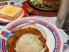 煎蛋免治牛肉饭-敏华冰厅(天河城店)