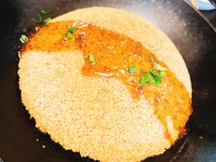 一个锅巴和时蔬-薇酌饮·陕西菜(南门外店)