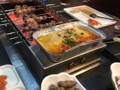 -長壹旋转烤吧 农家鸡火锅