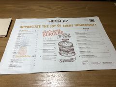 菜单-HELLO 27 意面·沙拉·帕尼尼