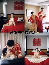 -懿沉香中式嫁衣礼服秀禾服龙凤褂马来褂旗袍总店