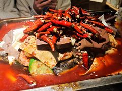 毛血旺烤鱼-探鱼·鲜青椒爽麻烤鱼(天河优托邦店)