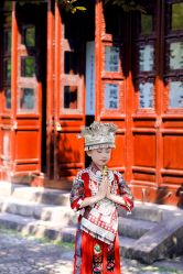 -后宫·古装汉服京剧儿童亲子全家福摄影