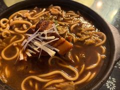 砂锅猪肉炖清水粉条-百花人家(清水田园店)