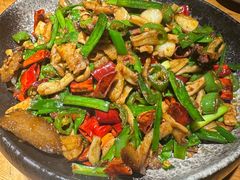 腊肉炒扑豆角-城池·洛阳菜