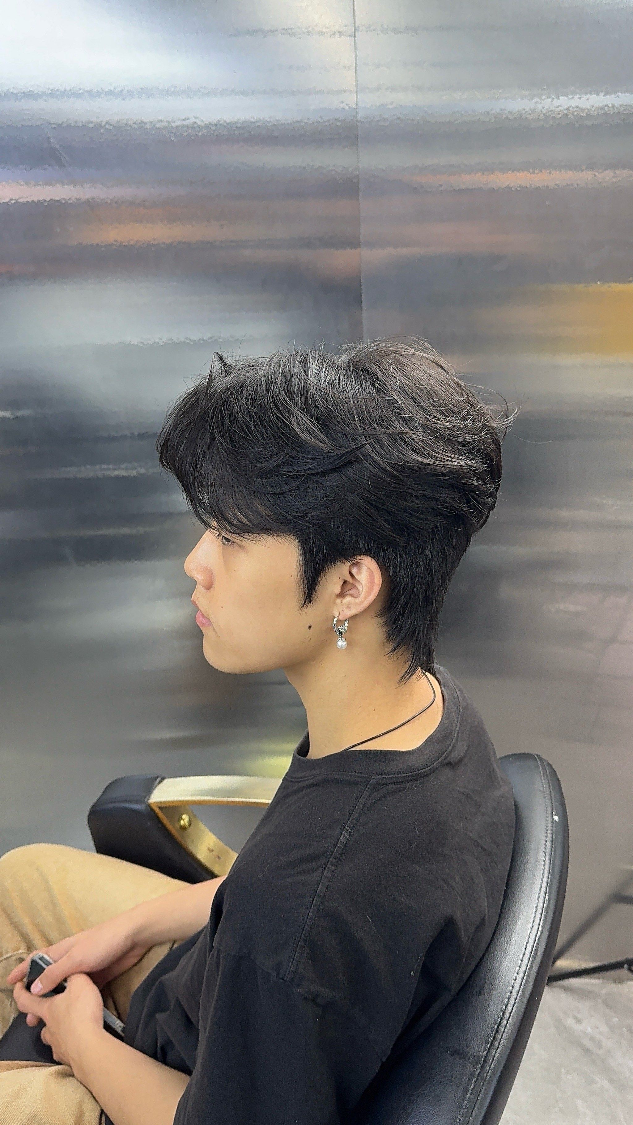 偏长款的微分
商家推荐发型
自然又有纹理感#少年感发型 #男生