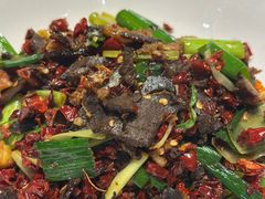 大蒜炒自熏牛肉-天怡·鱼工厂(梅溪湖店)
