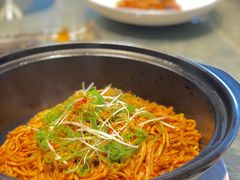 瑶柱砂锅焗伊面-天瑞轩·粤菜餐厅