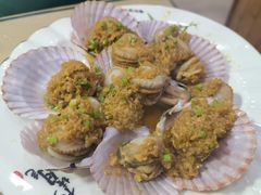 油泼扇贝-天伦海鲜·老味道·青岛菜(栈桥天主教堂店)