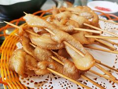 竹签猪颈肉-祈胜邨•顺德鱼生•顺德菜(容桂店)