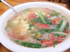 无味饭店，煎蛋汤-无味饭店(九眼桥商业文化广场店)