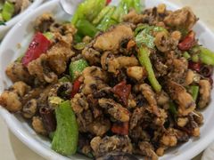 干煸鱿鱼-满口香饭店