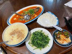 素炒芝麻菜-四方小吃·白族庭院餐厅