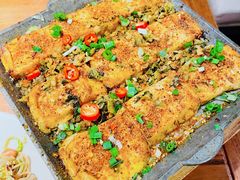 铁板包浆豆腐-管氏翅吧(台湾街店)