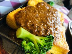 人气铁板肉汁煎豆腐-让我们见个面(祥云小镇店)