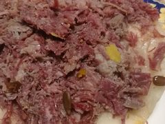 -清真马乐贝腊牛肉蛋黄菜夹馍(马蓉洒金桥店)