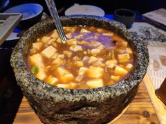 石锅鸡汤豆腐-绿茶餐厅(乐峰广场店)