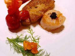 香煎鹅肝黑松露带子-皇朝会.经典传统粤菜(外滩店)