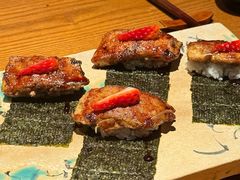 红酒鲜鹅肝寿司-贰捌零叁精致料理(钱湖店)